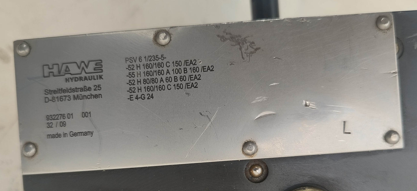 Hawe Hydraulik PSV 6 1/235-5- Proportional Directional Spool valve - NEW