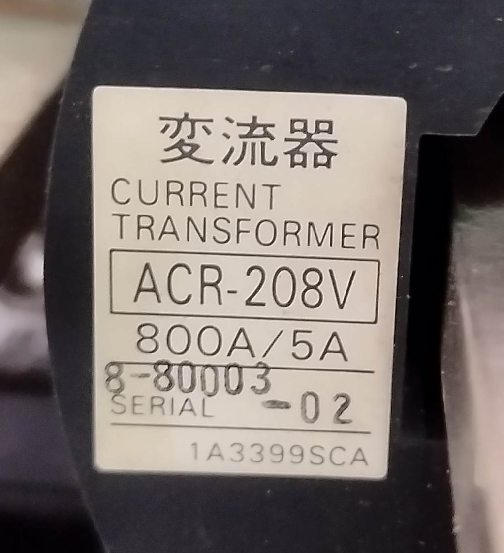 Terasaki AR212S Air Circuit Breaker 1250A