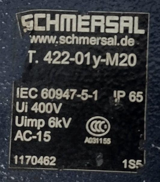 Schmersal T.422-01y-M20 Limit Switch 400V - NEW