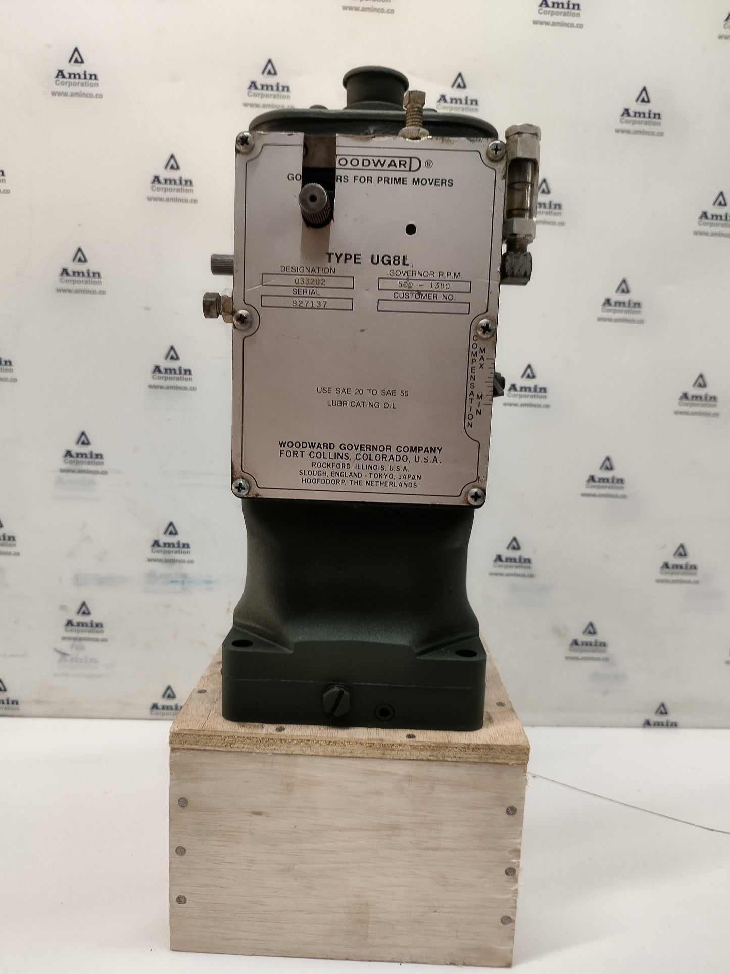 Woodward Governor UG-8L P/N: 033282 RPM: 500-1380