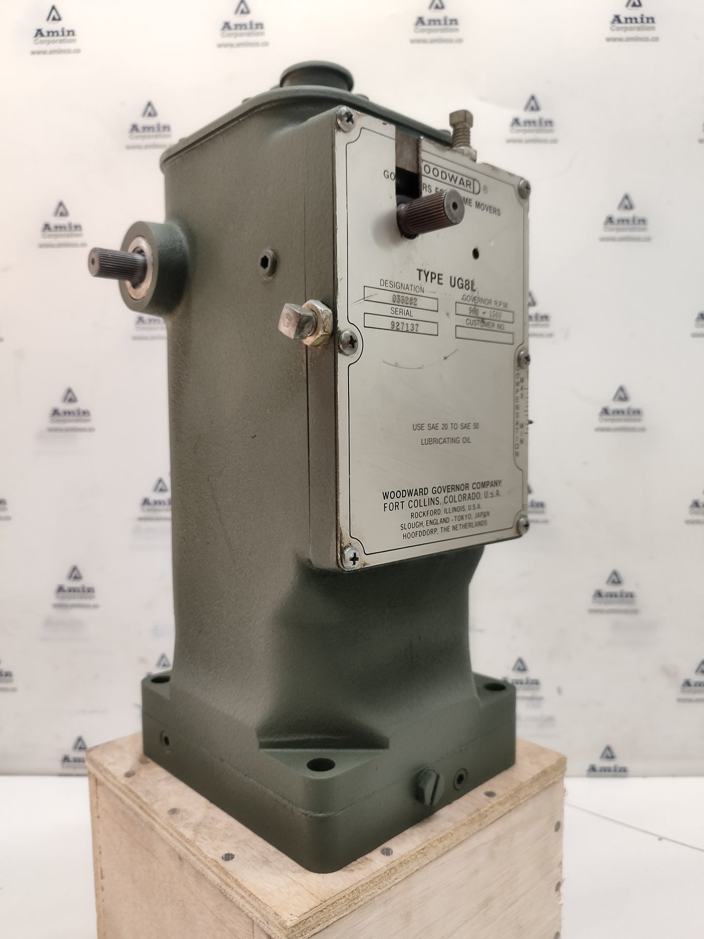Woodward Governor UG-8L P/N: 033282 RPM: 500-1380