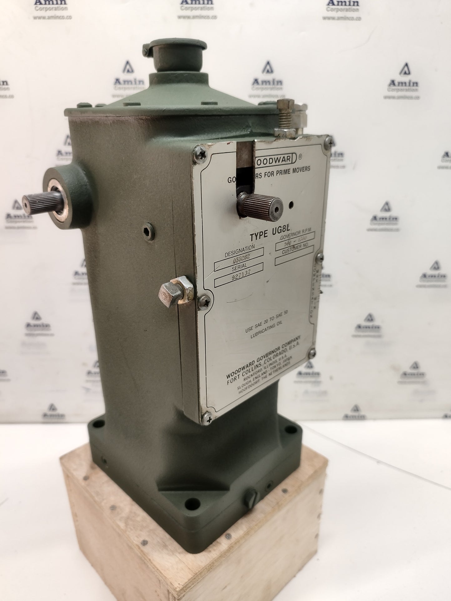 Woodward Governor UG-8L P/N: 033282 RPM: 500-1380