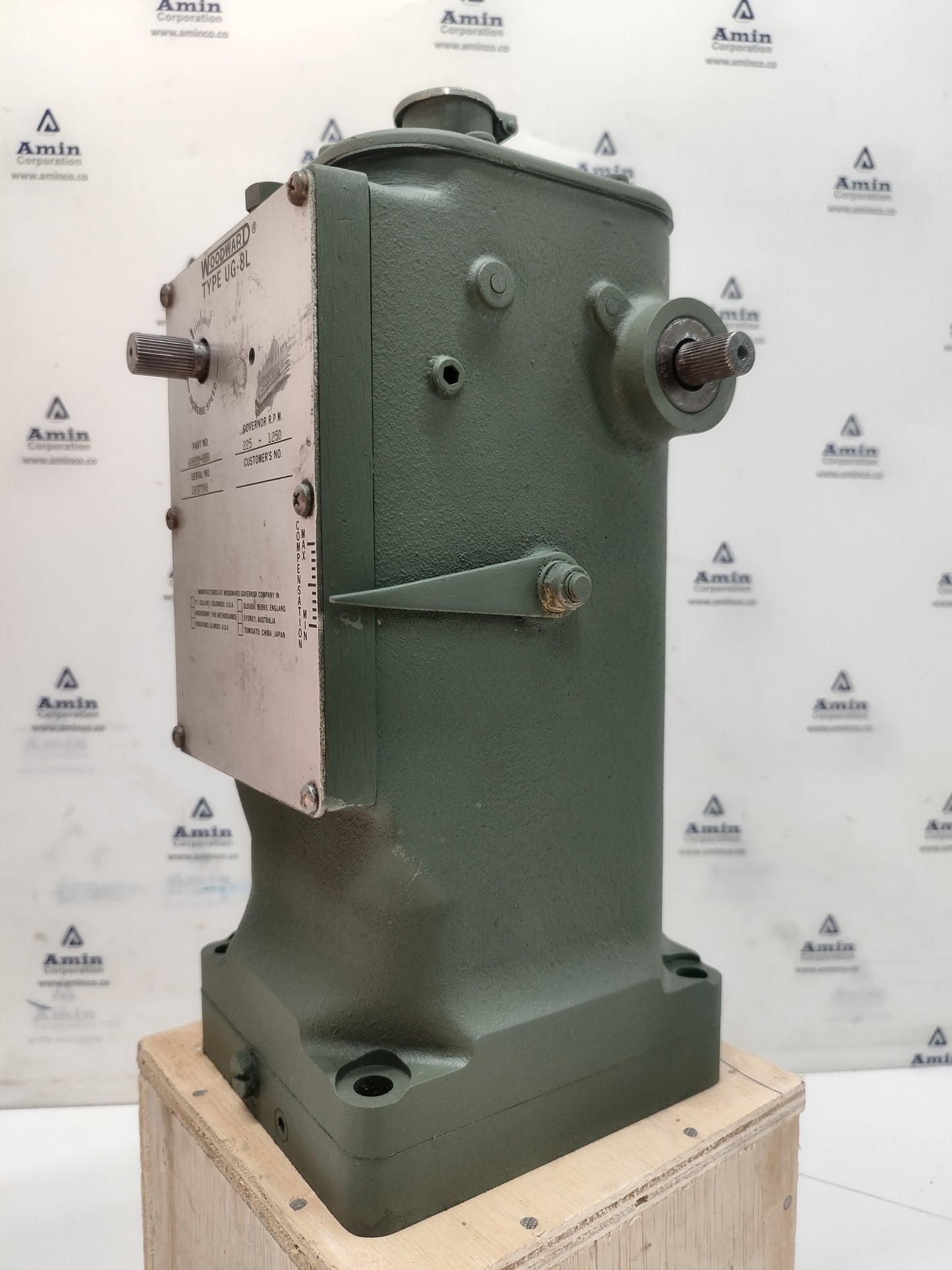 Woodward Governor UG-8L P/N: G8520-650 RPM: 225-1250