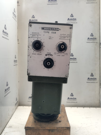 Woodward EGB Governor/Actuator 8240-218 RPM: 436-1036
