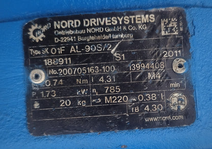 RWO Bremen AEP 5-2 Single Screw Sludge pump