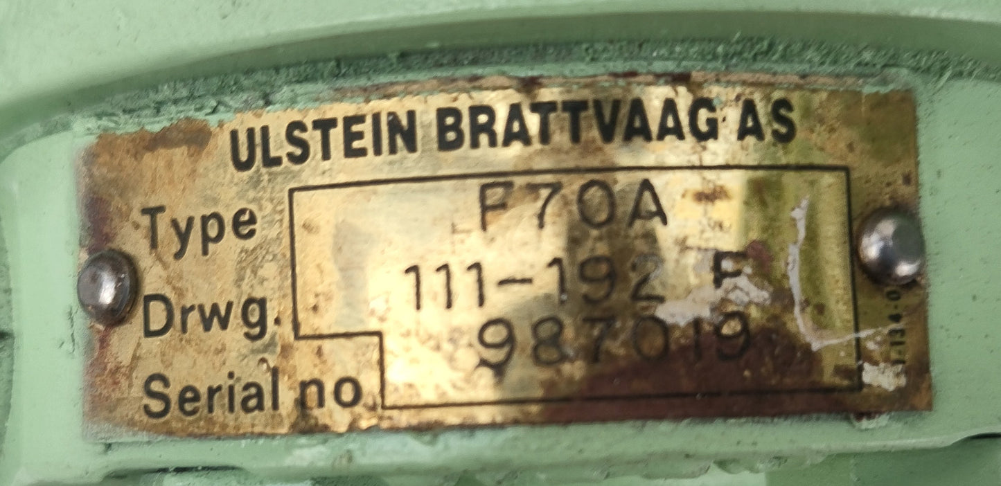 Rauma Brattvaag Rolls-Royce Marine PVGS90-152 Triple Screw Pump Marine Pump