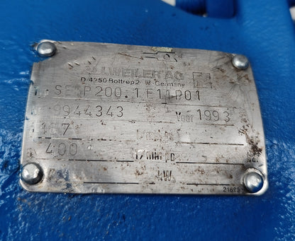 Allweiler AG SEBP 200.1E11P01 Progressive cavity single screw pump - Tested #3