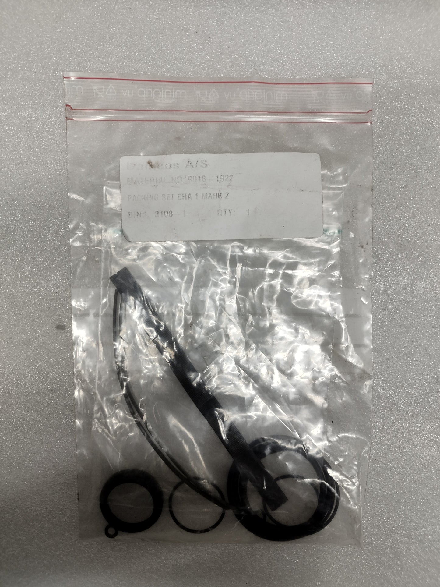 Damcos BHA-1 MARK-2 Actuator Packing set/Seal kit P/N: 9018-1922