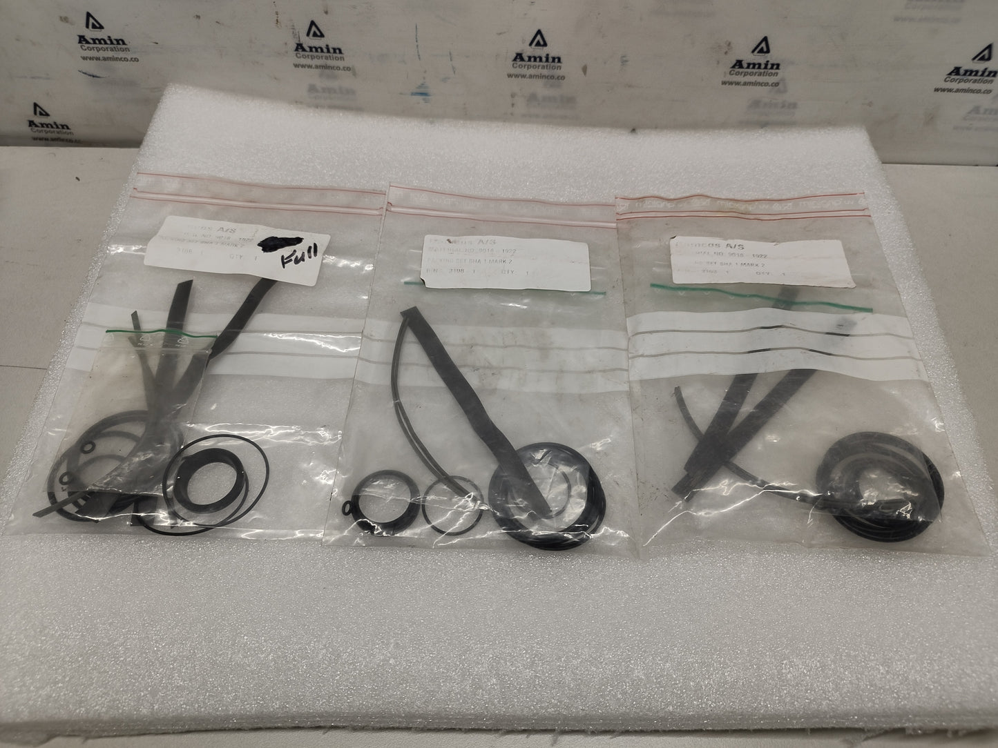 Damcos BHA-1 MARK-2 Actuator Packing set/Seal kit P/N: 9018-1922