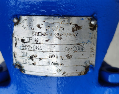 RWO Bremen Type: AEP 6 Single screw pump sludge pump - Refurbished & Tested #2