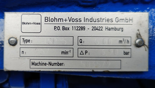 Blohm+Voss TSP 5 Progressive cavity single screw pump - Refurbished & Tested