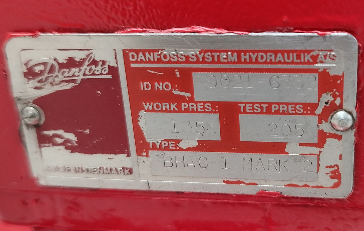 Danfoss BHAG-1 MARK 2 Hydraulic Actuator P/N: 9021-6332 - Pressure Tested
