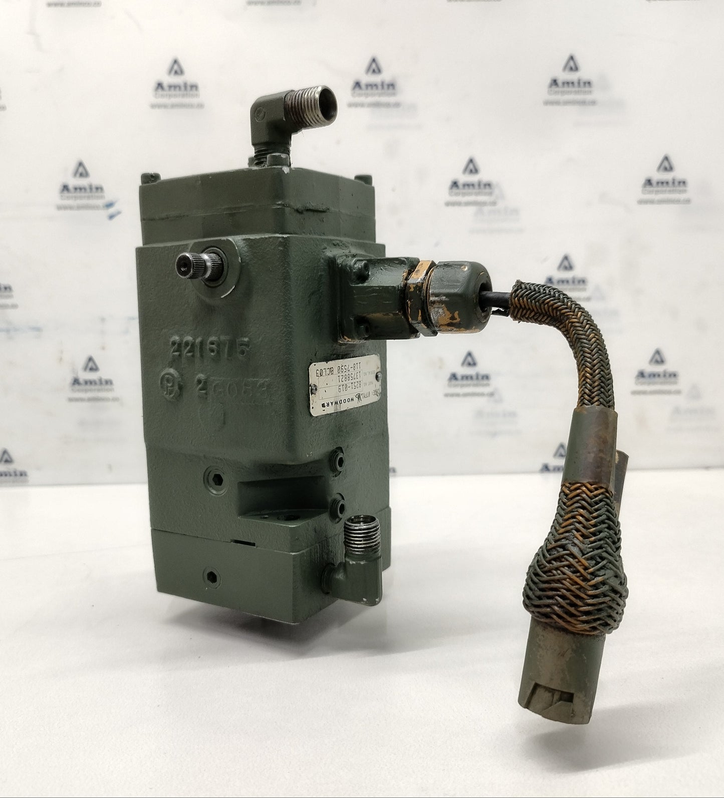 Woodward Governor 8251-019 Cat P/N: 118-7590 EG‑3P Actuator Governor