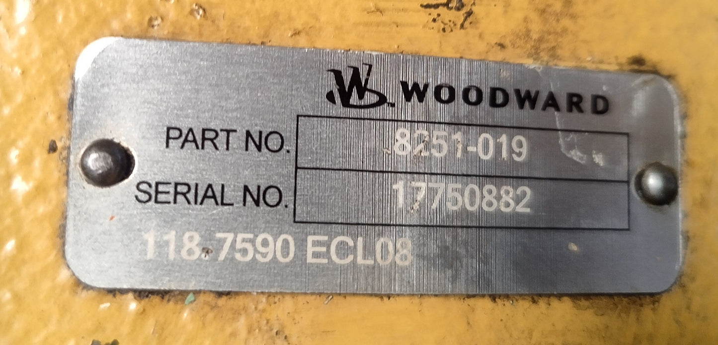 Woodward Governor 8251-019 Cat P/N: 118-7590 EG‑3P Actuator Governor