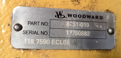Woodward Governor 8251-019 Cat P/N: 118-7590 EG‑3P Actuator Governor