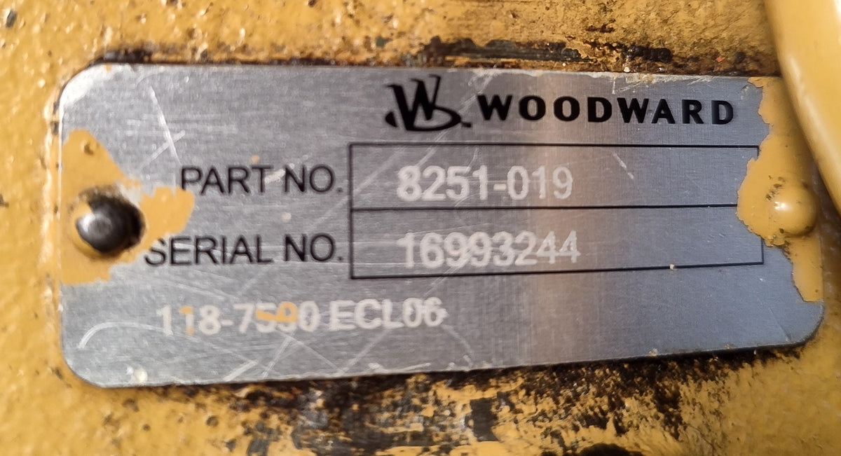 Woodward Governor 8251-019 Cat P/N: 118-7590 EG‑3P Actuator Governor