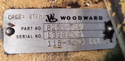 Woodward Governor 8251-019 Cat P/N: 118-7590 EG‑3P Actuator Governor