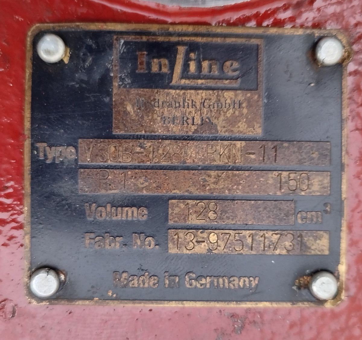 Hawe V30B-128 RKN-11 P1 150 Hydraulic Piston pump #2