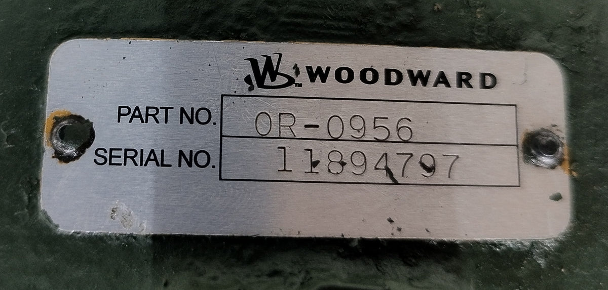 Woodward Governor Cat P/N: 0R-0956, 8251-019 EG-3P Actuator Governor