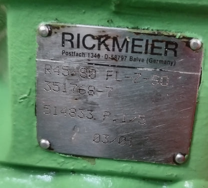 Rickmeier R45/80 FL-Z-SO Hydraulic gear pump - Pressure Tested #3