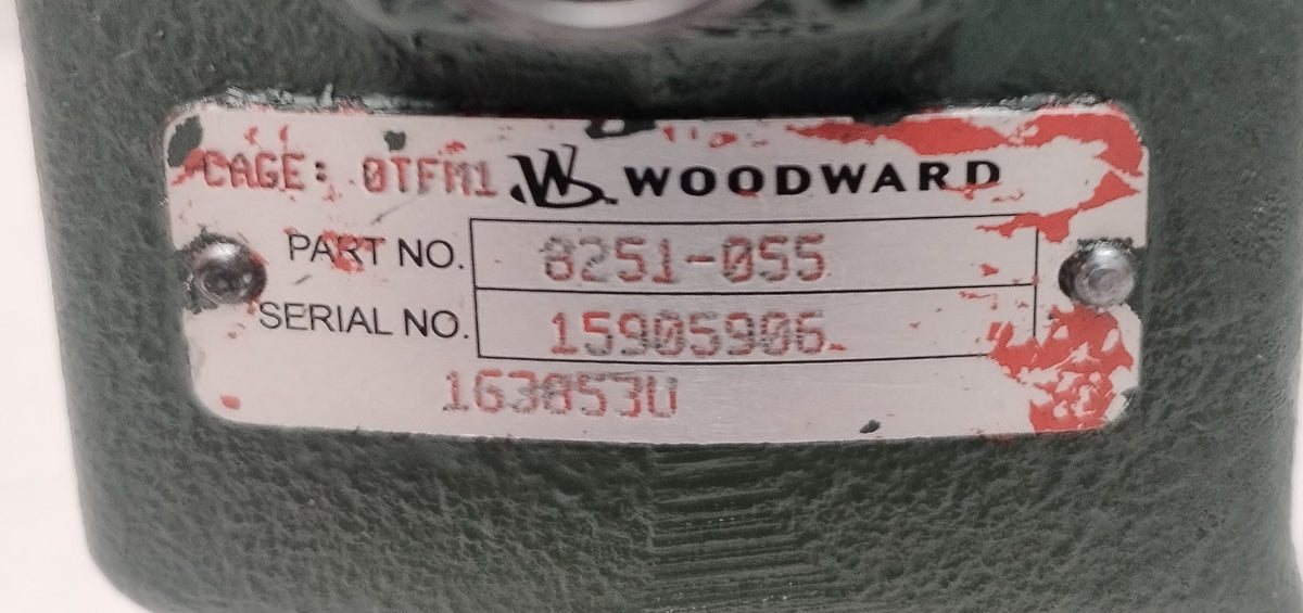 Woodward Governor Part No.: 8251-055 EG-3P Actuator Governor
