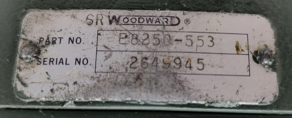 Woodward Governor Part No.: E8250-553 Cat P/N: 7W6652