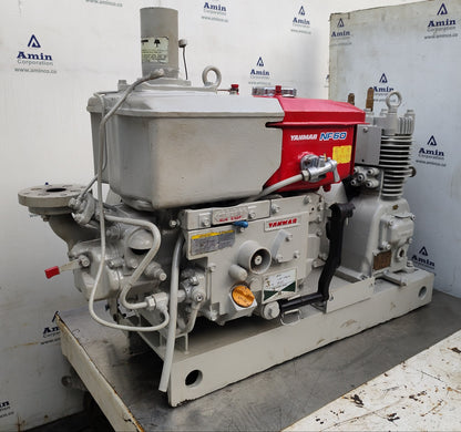 Yanmar Diesel Engine NF60 with KSC3N-V Emergency Air compressor - Tested