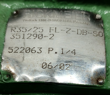 Rickmeier R35/25 FL-Z-DB-SO Hydraulic Gear Pump - Pressure tested
