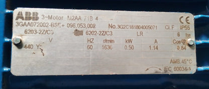 IMO ACD 025N6 IVBP Triple screw pump with electric Motor - Refurbished Tested