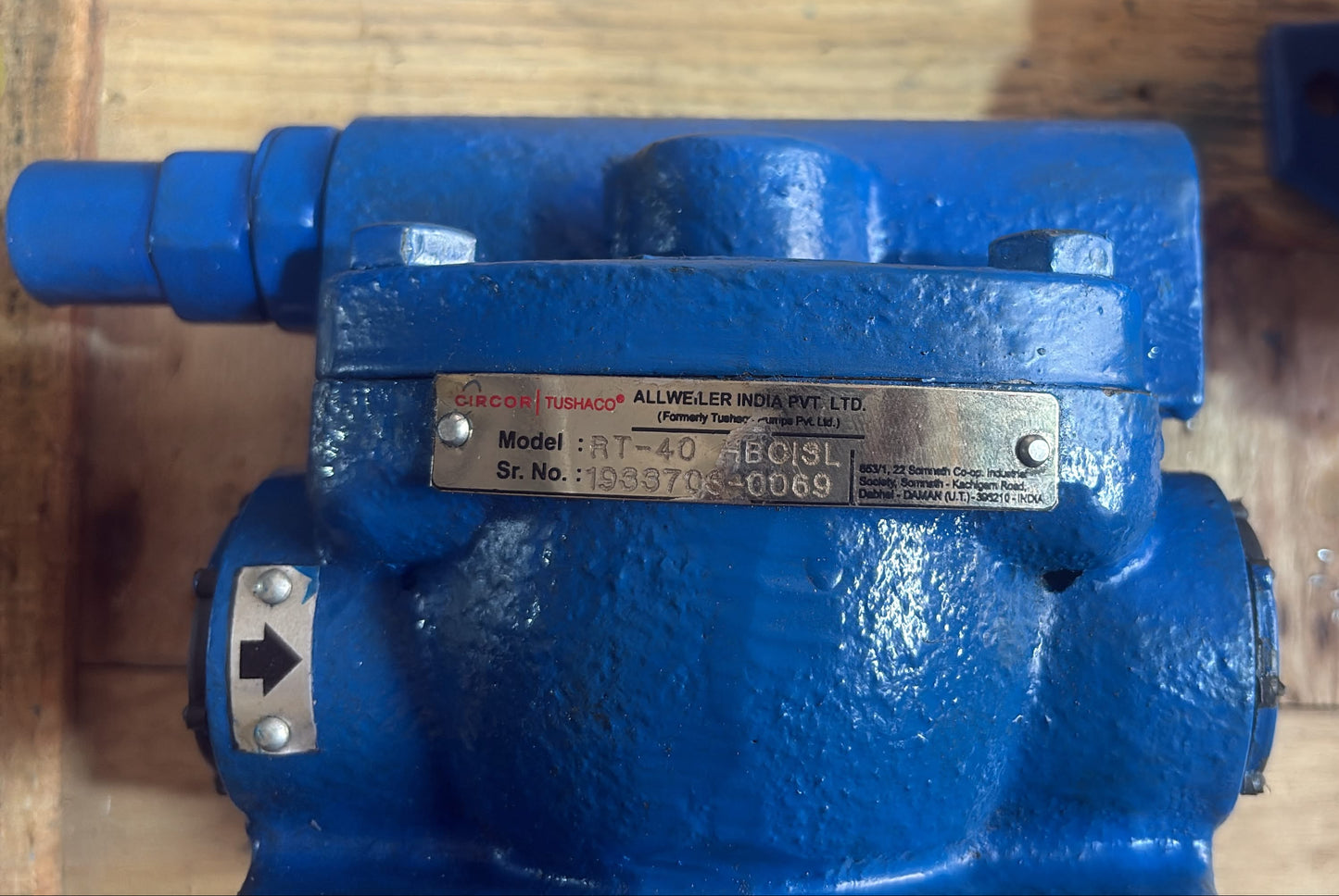 Tushaco RT-40 HBCI3L Lobe pump - NEW