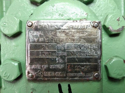 TAIKO KIKAI NHGH-2.5 Gear pump